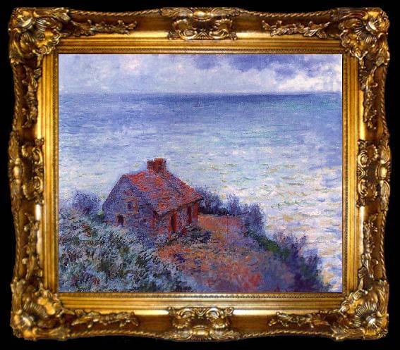 framed  Claude Monet The Coustom s House, ta009-2